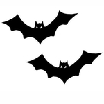 Ficha técnica e caractérísticas do produto Adesivos Sombra de Morcego - 04 unidades