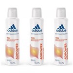 Adidas Adipower Desodorante Aerosol Feminino 150ml (Kit C/03)