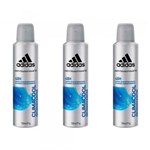 Ficha técnica e caractérísticas do produto Adidas Climacool Desodorante Aerosol Masculino 150ml (Kit C/03)