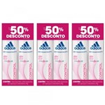 Adidas Control Desodorante Aerosol Feminino 2x150ml (Kit C/03)