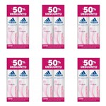 Ficha técnica e caractérísticas do produto Adidas Control Desodorante Aerosol Feminino 2x150ml (Kit C/06)