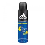 Ficha técnica e caractérísticas do produto Adidas - Desodorante Antitranspirante Masculino Sport Energy Antimanchas Brancas - 150ml