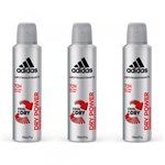 Ficha técnica e caractérísticas do produto Adidas Dry Power Desodorante Aerosol Masculino 150ml (Kit C/03)