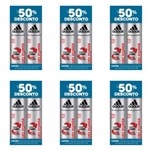 Ficha técnica e caractérísticas do produto Adidas Dry Power Desodorante Aerosol Masculino 2x150ml (Kit C/06)