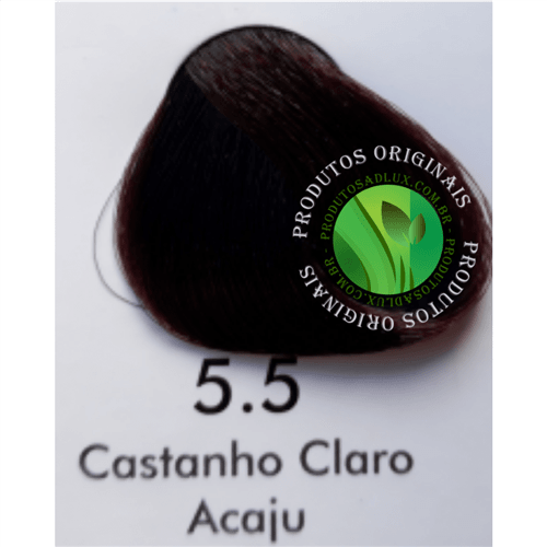Ficha técnica e caractérísticas do produto Adlux Coloração 5.5 Castanho Claro Acaju