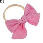 Adorável Bebê Meninas Impressão Floral Bowknot Elástico Headband Hairband Acessório Para O Cabelo