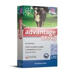 Ficha técnica e caractérísticas do produto Advantage Max 3 Cães Acima 25 Kg Gg