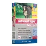 Ficha técnica e caractérísticas do produto Advantage Max 3 - Cães de 25 a 40kg - GG - 1501-MAX-GG