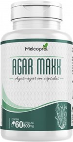 Ficha técnica e caractérísticas do produto Agar Maxx - Agar Agar 60 Caps 500 Mg Melcoprol