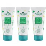 Ficha técnica e caractérísticas do produto Agradal Pepino Creme Hidratante Facial 60g (Kit C/03)