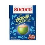 Ficha técnica e caractérísticas do produto Agua de Coco 200ml Sococo