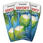 Ficha técnica e caractérísticas do produto Água de Coco C/12 330ml - Sococo