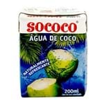 Ficha técnica e caractérísticas do produto Agua de Coco Sococo 200ml