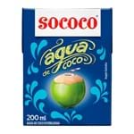 Ficha técnica e caractérísticas do produto Água de Coco Sococo com 200ml