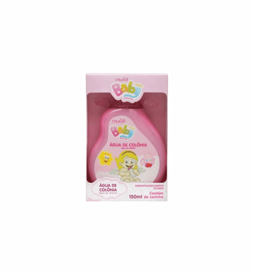 Ficha técnica e caractérísticas do produto Água de Colônia Perfume Bebê Infantil Rosa 150Ml Muriel | Produto Novo (Higiene Pessoal, Novo)
