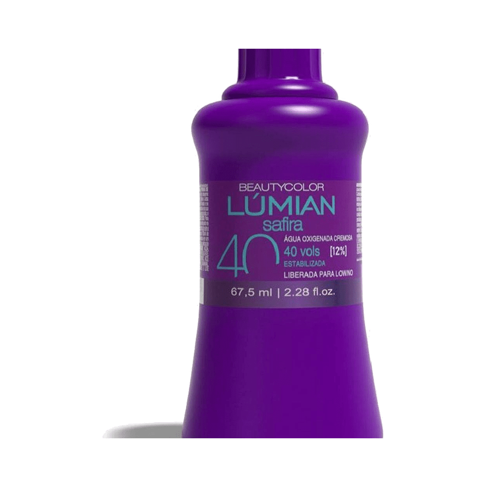 Ficha técnica e caractérísticas do produto Água Oxigenada Beauty Color Lúmian Safira 67,5ml 40VOL