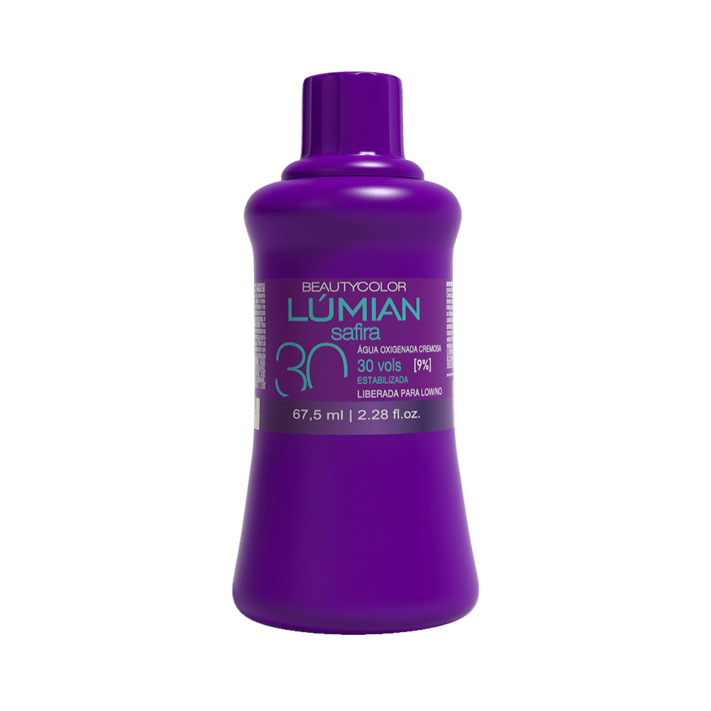 Ficha técnica e caractérísticas do produto Água Oxigenada Cremosa Beauty Color Lúmian Safira 30 Volumes 67.5ml