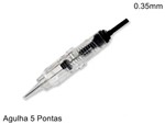 Ficha técnica e caractérísticas do produto Agulha Easy Click para Micropigmentação 5 Pontas
