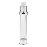 Ficha técnica e caractérísticas do produto Airless Pump Bottle Container para loção soro creme cosmético líquido 30ml