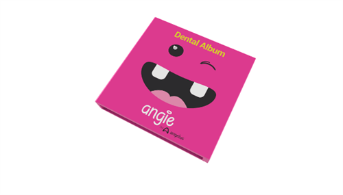 Ficha técnica e caractérísticas do produto Álbum Dental Premium Rosa com Porta Dentes de Leite - Angie