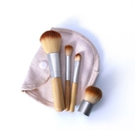 Ficha técnica e caractérísticas do produto Alça de bambu Pincéis de Maquiagem saco saco Ferramenta Pincel Blush Brush set