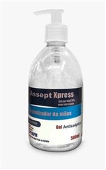 Ficha técnica e caractérísticas do produto Álcool em Gel 70%, 500 Ml, Antisséptico, Bactericida Eanvisa - Action Xpress