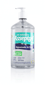 Álcool em Gel Anti-séptico 500ml Fresh - Asseptgel Start