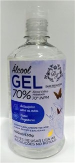 Ficha técnica e caractérísticas do produto Álcool em Gel Antisséptico 70% 500ml Dani Fernandes