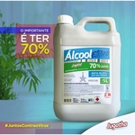 Ficha técnica e caractérísticas do produto Álcool 70% Bactericida Antisséptico 5 Litros