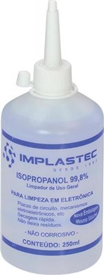 Ficha técnica e caractérísticas do produto Álcool Isopropílico 250ML Bico Aplicador Implastec