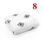 Ficha técnica e caractérísticas do produto Algodão 2 camadas Simples Padrão Bath Blanket toalha infantil toalha Gostar
