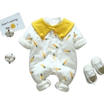 Ficha técnica e caractérísticas do produto LOS Algodão Macacão Bebê recém-nascido fino de algodão Quente Romper Boy baby supplies