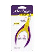 Ficha técnica e caractérísticas do produto Alicate para Cutículas - Merheje - Touch - Amarelo / Violeta