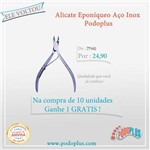 Ficha técnica e caractérísticas do produto Alicate Podoplus de Cuticula Aço Inox