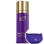 Alien Mugler Radiant - Desodorante em Spray Feminino 100ml+Beleza na Web Roxo - Nécessaire