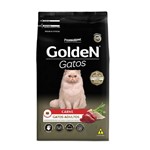 Ficha técnica e caractérísticas do produto Alimento Golden Gatos Adultos Carne 10,1kg