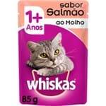 Ficha técnica e caractérísticas do produto Alimento para Gatos Sabor Salmão Sachê Whiskas 85g