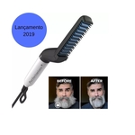 Ficha técnica e caractérísticas do produto Alisador Barba Cabelo Barbeiro Chapinha Hair Lançamento 2019