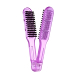 Ficha técnica e caractérísticas do produto Alisador de cabelo escova V Forma cabelo Comb cabelo Folding