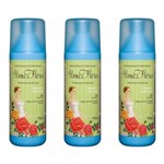 Ficha técnica e caractérísticas do produto Alma de Flores Clássico Desodorante Spray 90ml (Kit C/03)