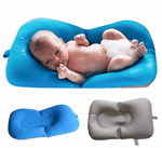 Ficha técnica e caractérísticas do produto Almofada de Banho do Bebê (Azul)