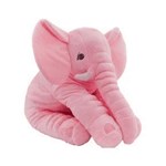 Ficha técnica e caractérísticas do produto Almofada Elefante Gigante Rosa - Buba Toys