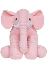 Ficha técnica e caractérísticas do produto Almofada Elefante Gigante Rosa Buba Toys