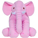 Ficha técnica e caractérísticas do produto Almofada Elefante Rosa Gigante 7562 - Buba