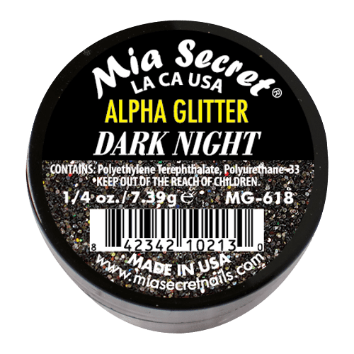 Ficha técnica e caractérísticas do produto Alpha Glitter | Dark Night | 7.39 Gr | Mia Secret