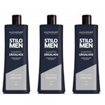 Ficha técnica e caractérísticas do produto Alta Moda Men Grisalho Shampoo 250ml (Kit C/03)