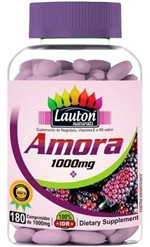Ficha técnica e caractérísticas do produto Amora Miúra 1000mg 180 Comprimidos - Lauton Nutrition