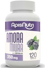 Ficha técnica e caractérísticas do produto Amora Miura 350mg Apisnutri 120 Capsulas