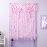 Ficha técnica e caractérísticas do produto Amyove Lovely gift Quente Início Metade Lace Fabric Curtain