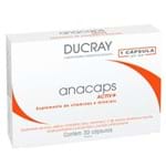Ficha técnica e caractérísticas do produto Anacaps Activ+ Ducray - Suplemento Antiqueda Capilar 30 Cáps